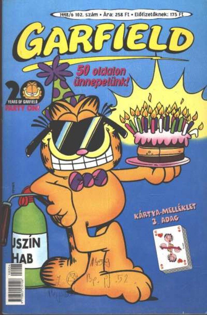 Garfield magazin 102. – június 1998