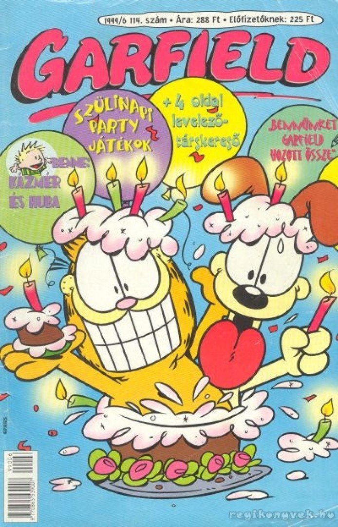 Garfield magazin 114. – június 1999