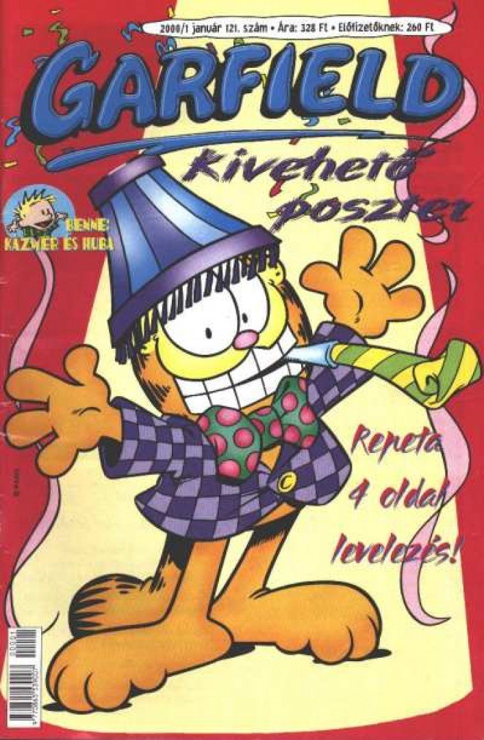 Garfield magazin 121. – január 2000