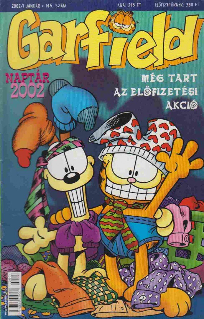 Garfield magazin 145. – január 2002