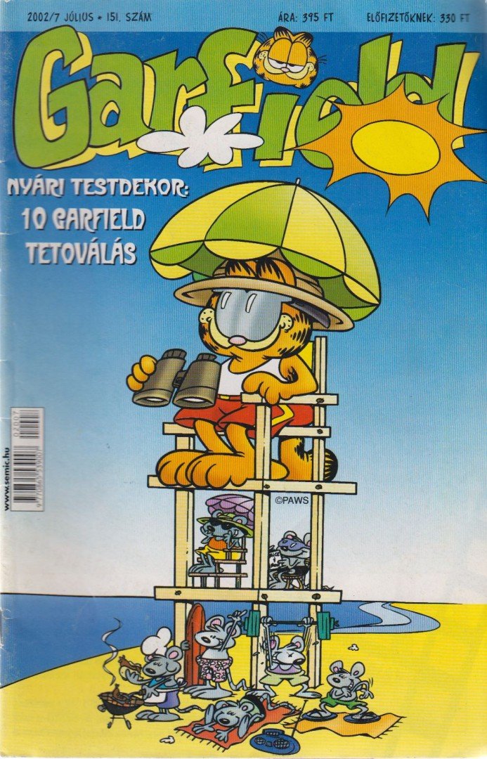 Garfield magazin 151. – július 2002