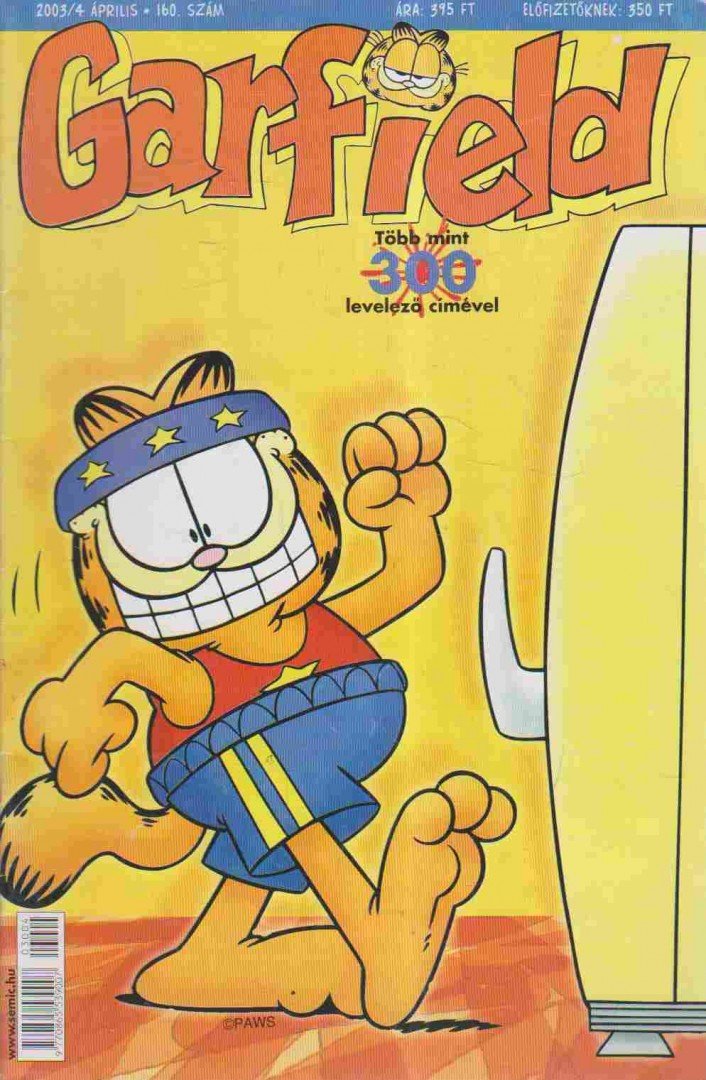 Garfield magazin 160. – április 2003