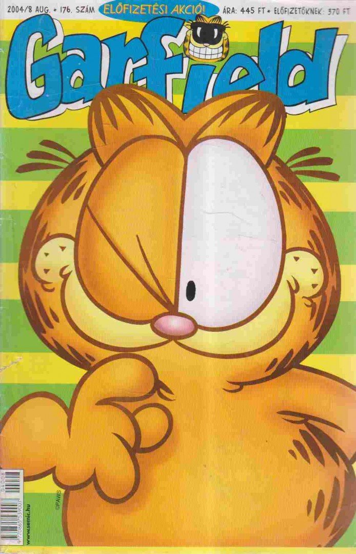 Garfield magazin 176. – augusztus 2004