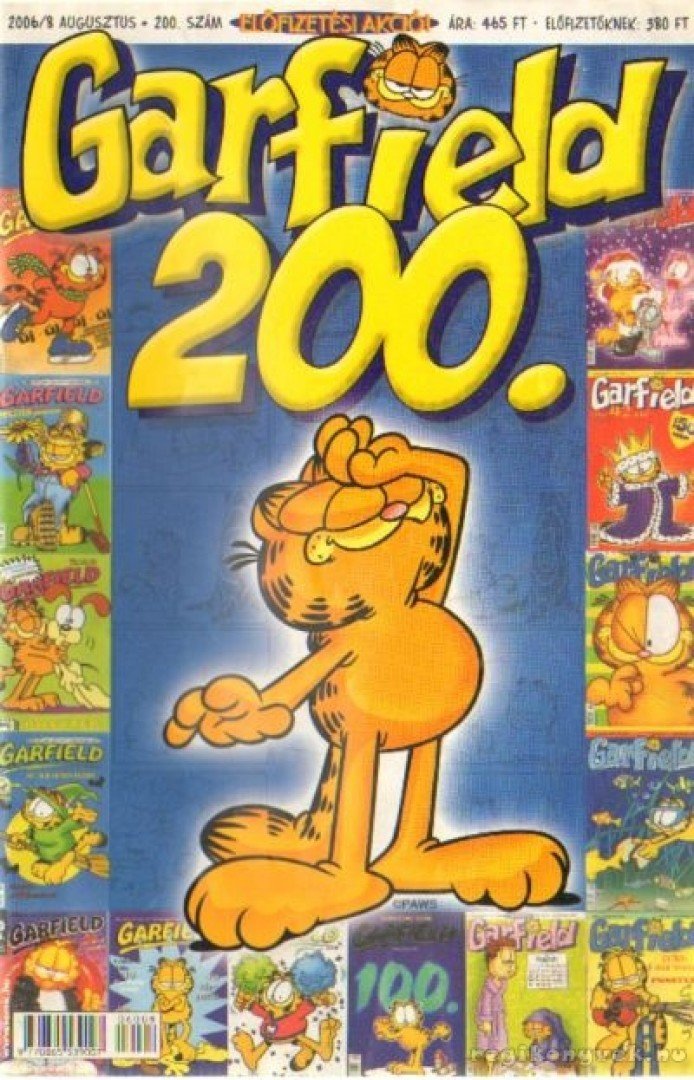 Garfield magazin 200. – augusztus 2006