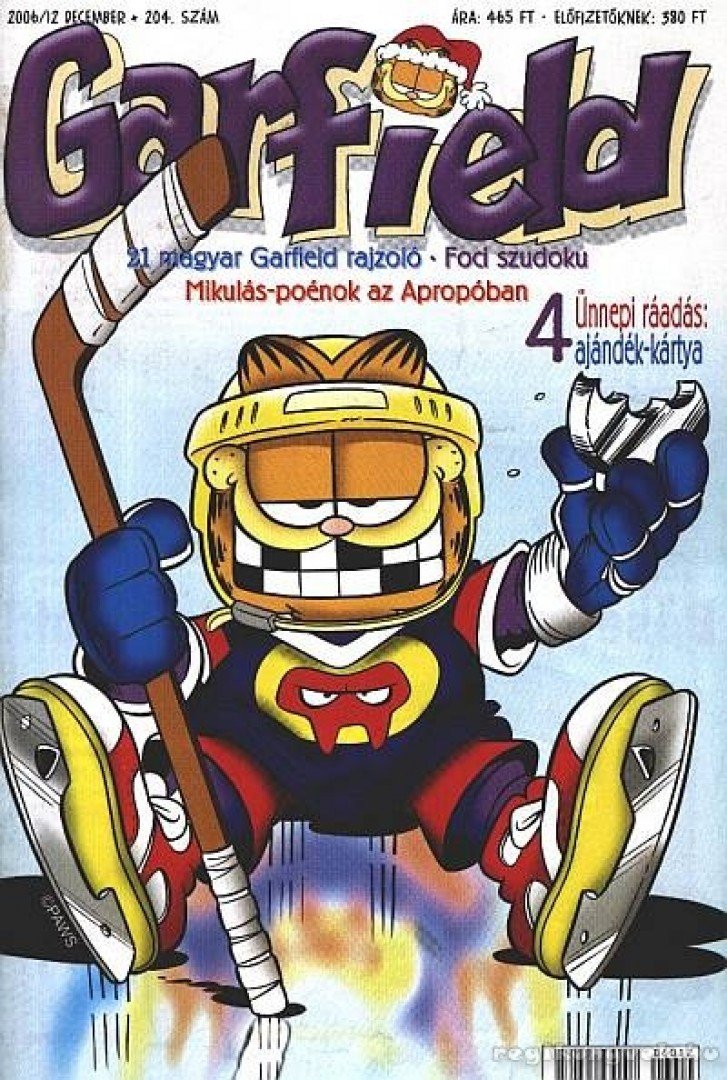 Garfield magazin 204. – december 2006
