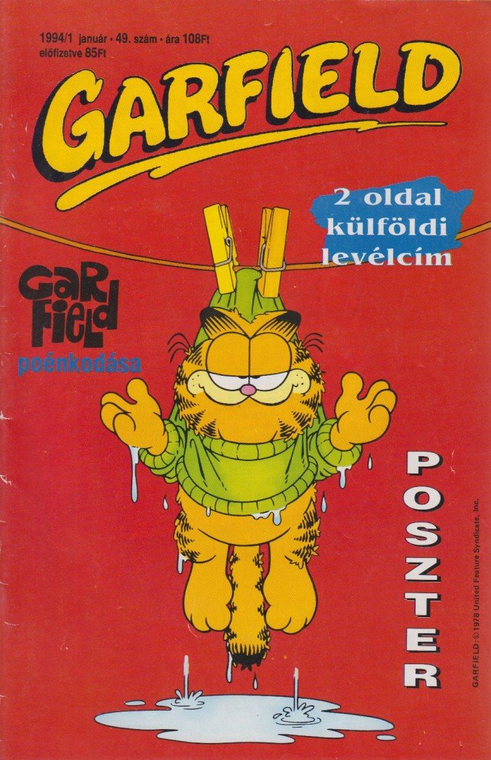 Garfield magazin 49. – január 1994