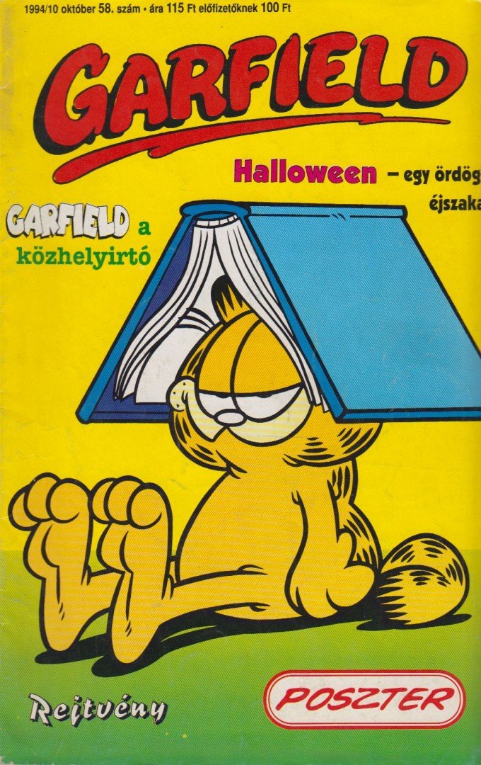 Garfield magazin 58. – október 1994