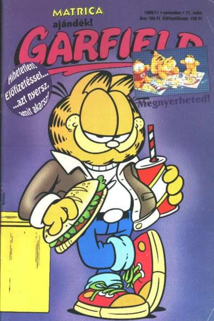 Garfield magazin 71. – november 1995