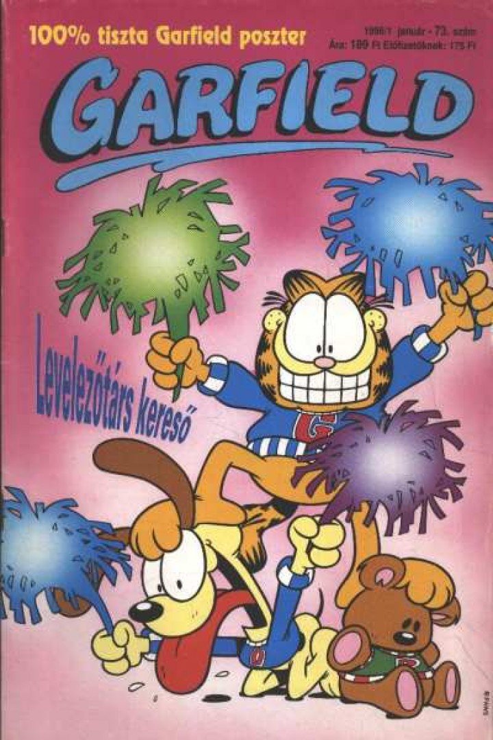 Garfield magazin 73. – január 1996
