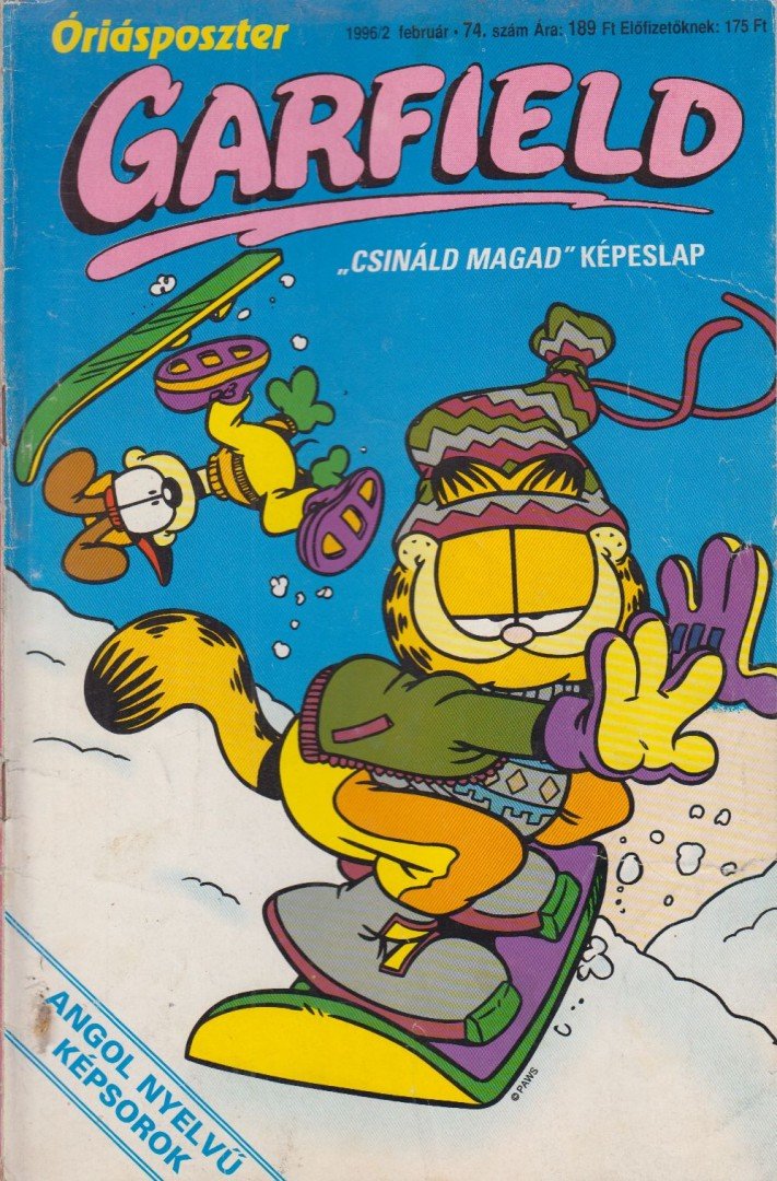 Garfield magazin 74. – február 1996