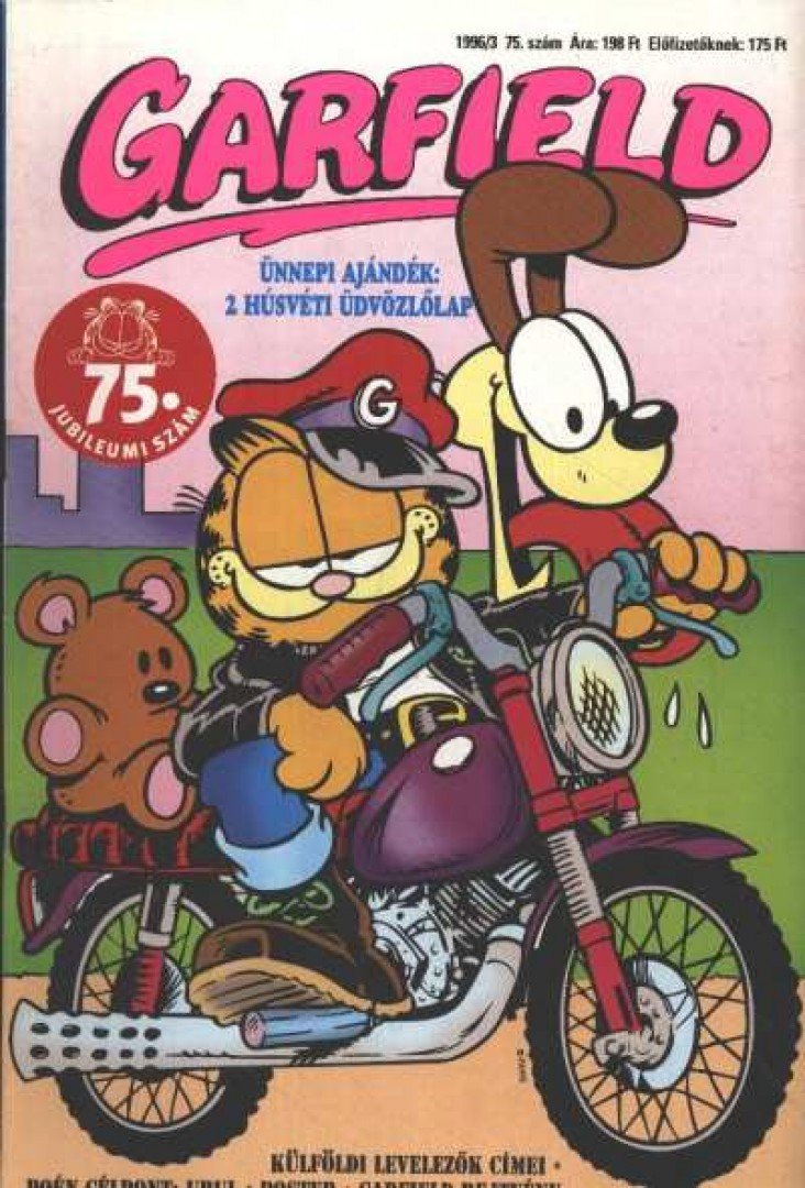 Garfield magazin 75. – március 1996