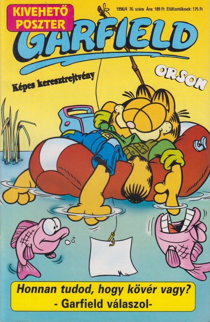 Garfield magazin 76. – április 1996