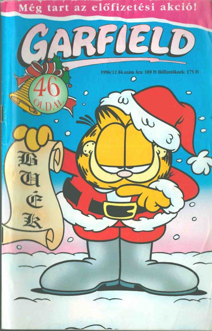 Garfield magazin 84. – december 1996
